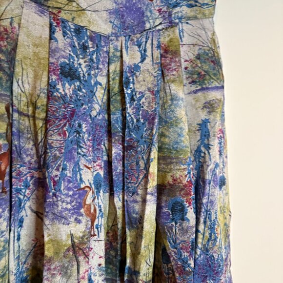 Vintage Geiger wool patterned midi skirt - Picture 2 of 7